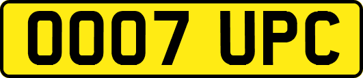 OO07UPC
