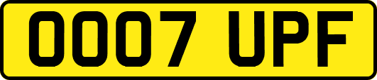 OO07UPF