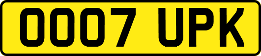 OO07UPK