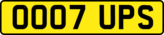 OO07UPS