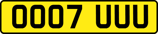 OO07UUU