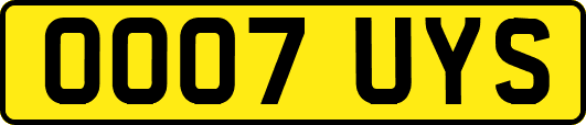 OO07UYS