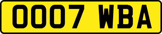OO07WBA