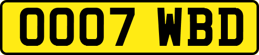 OO07WBD