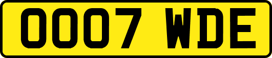 OO07WDE