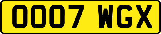 OO07WGX