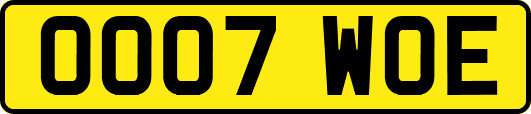 OO07WOE