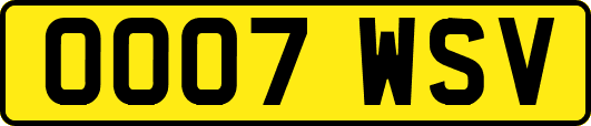 OO07WSV