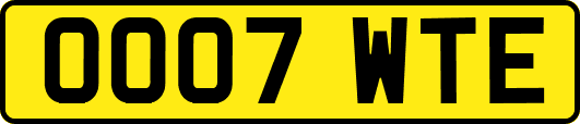 OO07WTE