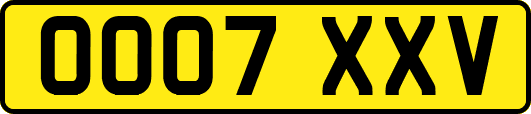 OO07XXV