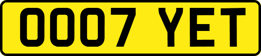 OO07YET