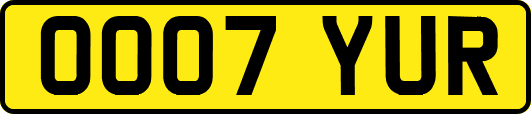 OO07YUR