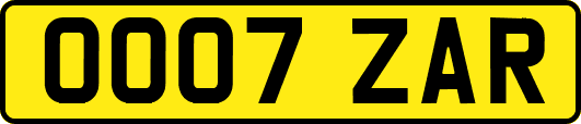 OO07ZAR