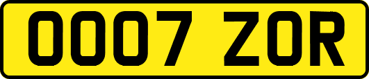 OO07ZOR