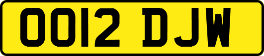 OO12DJW