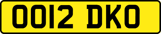 OO12DKO