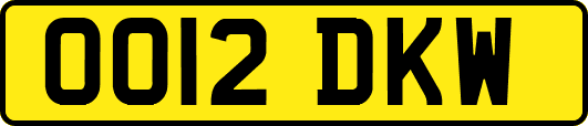 OO12DKW