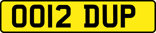 OO12DUP