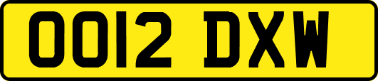OO12DXW