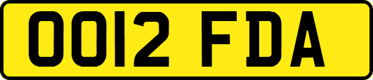 OO12FDA