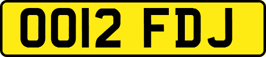 OO12FDJ