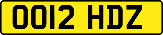 OO12HDZ
