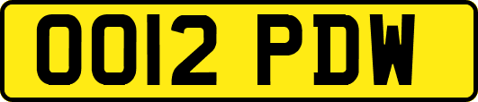 OO12PDW