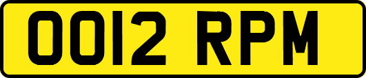 OO12RPM