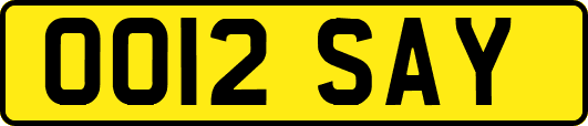 OO12SAY