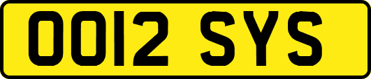OO12SYS