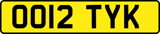 OO12TYK