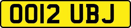 OO12UBJ