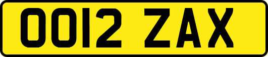 OO12ZAX