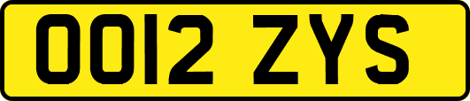 OO12ZYS