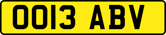 OO13ABV