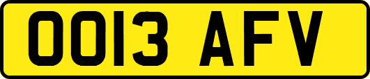 OO13AFV