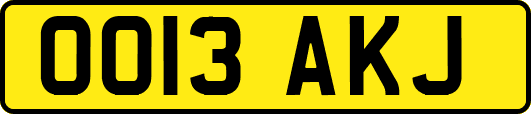 OO13AKJ