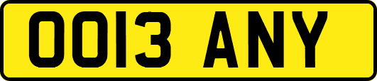 OO13ANY