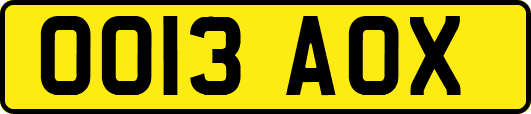 OO13AOX