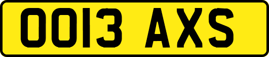 OO13AXS