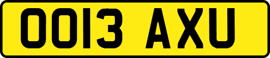 OO13AXU