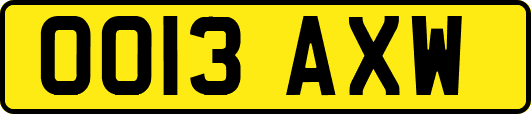 OO13AXW