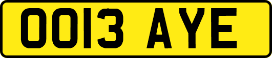 OO13AYE