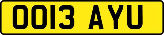 OO13AYU