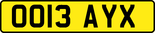 OO13AYX