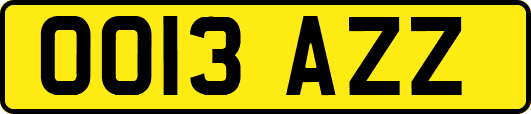 OO13AZZ