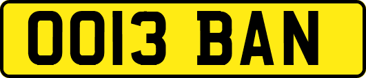 OO13BAN