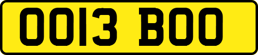 OO13BOO