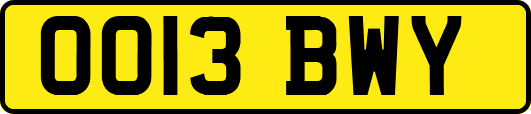 OO13BWY