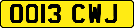 OO13CWJ